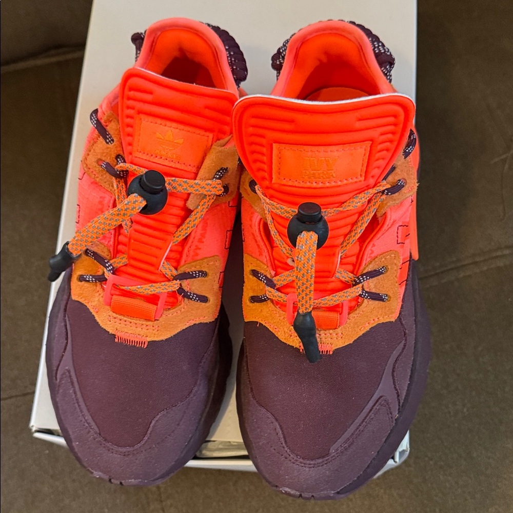 IVY PARK Men's Athletic Shoes - Neon Orange and Deep Purple